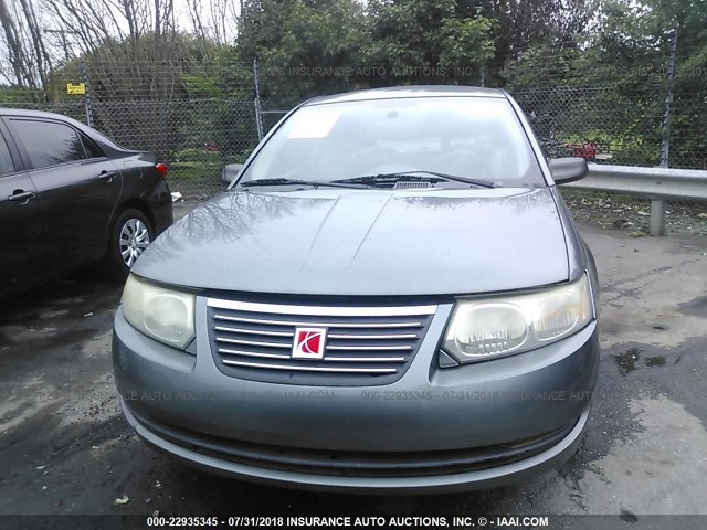 1G8AJ55F46Z176169 - 2006 SATURN ION LEVEL 2 GRAY photo 6