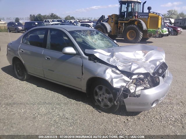 KMHDN45D22U357175 - 2002 HYUNDAI ELANTRA GLS/GT GRAY photo 1