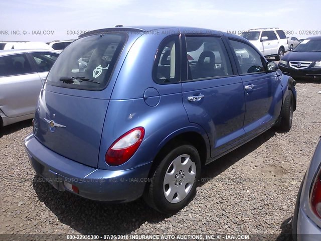 3A4FY48B56T204850 - 2006 CHRYSLER PT CRUISER BLUE photo 4