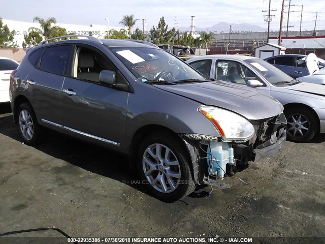 JN8AS5MT7CW286158 - 2012 NISSAN ROGUE S/SV SILVER photo 1