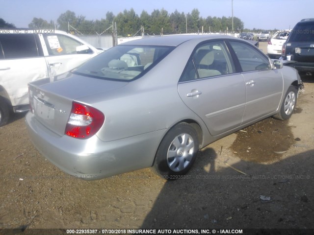 4T1BE32K54U914801 - 2004 TOYOTA CAMRY LE/XLE/SE Gümüş foto 4