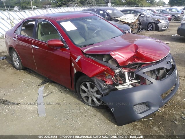 4T4BF3EK0AR019064 - 2010 TOYOTA CAMRY SE/LE/XLE RED photo 1