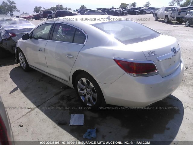 1G4GD5E35CF216782 - 2012 BUICK LACROSSE PREMIUM WHITE photo 3