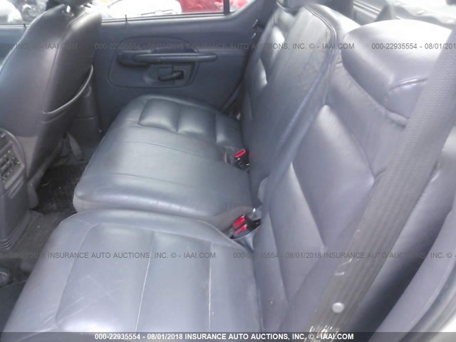 1FMZU67E72UD00187 - 2002 FORD EXPLORER SPORT TR  GRAY photo 8