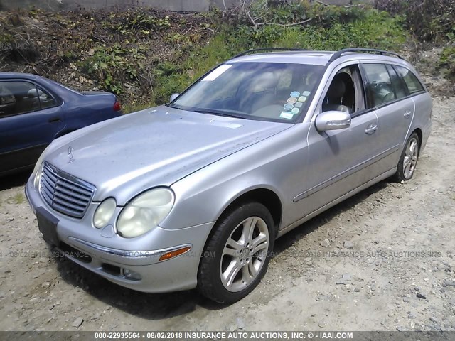 WDBUH83J55X167464 - 2005 MERCEDES-BENZ E 500 4MATIC SILVER photo 2