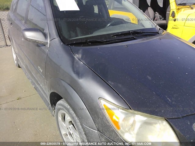 5Y2SL65857Z428993 - 2007 PONTIAC VIBE GRAY photo 6