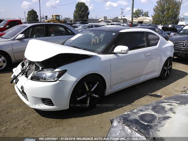 JTKJF5C72D3058665 - 2013 TOYOTA SCION TC 白色 照片 2