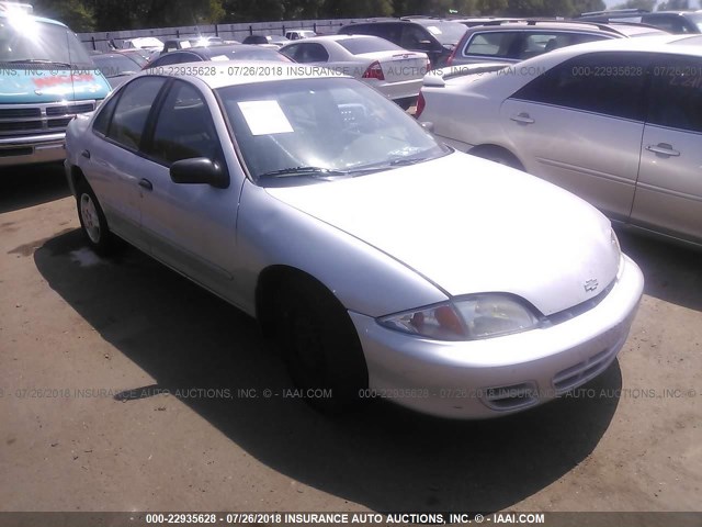 1G1JC5244Y7292952 - 2000 CHEVROLET CAVALIER SILVER photo 1