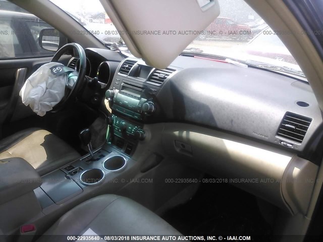 JTEES43A182056178 - 2008 TOYOTA HIGHLANDER SPORT BLACK photo 5