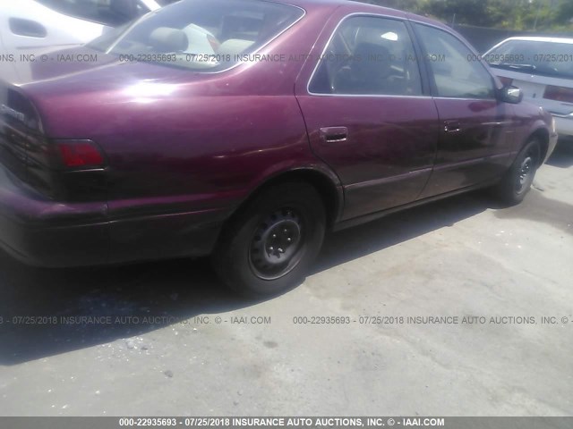 JT2BG22KXW0260633 - 1998 TOYOTA CAMRY CE/LE/XLE RED photo 6