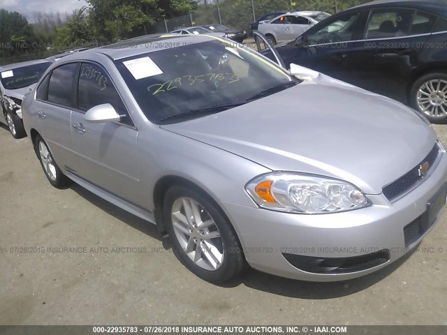 2G1WC5E3XE1139218 - 2014 CHEVROLET IMPALA LIMITED LTZ SILVER photo 1