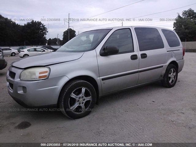 1GNDV23L86D199652 - 2006 CHEVROLET UPLANDER LS SILVER photo 2