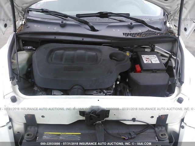 3GNBAADB0AS563395 - 2010 CHEVROLET HHR LS WHITE photo 10