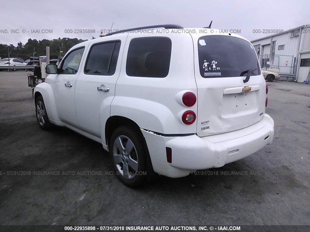 3GNBAADB0AS563395 - 2010 CHEVROLET HHR LS WHITE photo 3