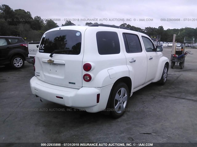 3GNBAADB0AS563395 - 2010 CHEVROLET HHR LS WHITE photo 4