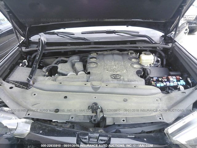 JTEBU5JR0H5410153 - 2017 TOYOTA 4RUNNER SR5 PREM/LTDL/TRAIL/TRD Czarny zdjęcie 10