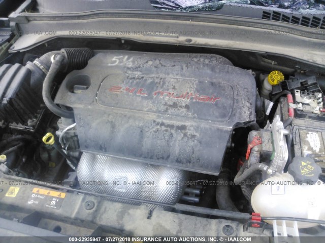 ZACCJBAT0FPC23558 - 2015 JEEP RENEGADE SPORT Սև լուսանկար 10