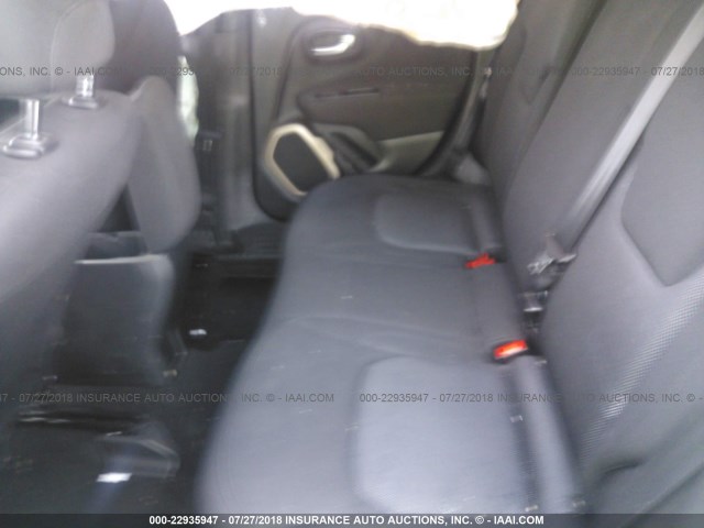 ZACCJBAT0FPC23558 - 2015 JEEP RENEGADE SPORT Սև լուսանկար 8