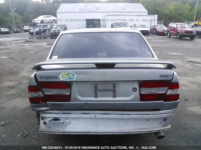 YV1KS9602T1083728 - 1996 VOLVO 960 SILVER photo 6