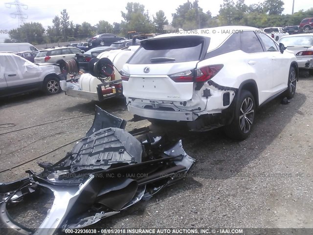 JTJDZKCA1J2004505 - 2018 LEXUS RX 350 L WHITE photo 4