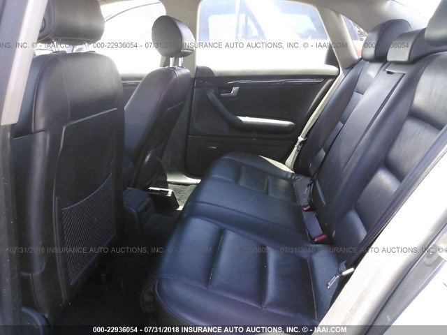 WAULC68E33A237486 - 2003 AUDI A4 1.8T QUATTRO Dark Blue photo 8