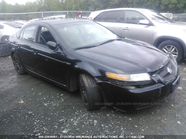 19UUA66215A070636 - 2005 ACURA TL BLACK photo 1