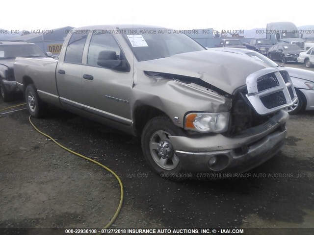 3D7KR28C35G816590 - 2005 DODGE RAM 2500 ST/SLT 金色 照片 1