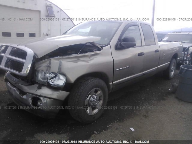 3D7KR28C35G816590 - 2005 DODGE RAM 2500 ST/SLT 金色 照片 2