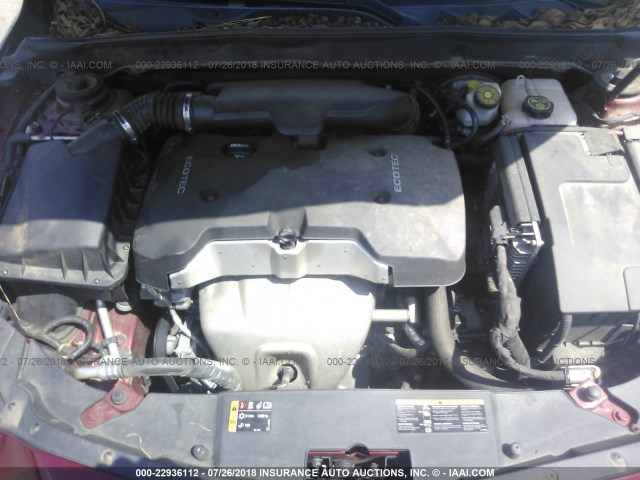 1G11C5SL5EF184462 - 2014 CHEVROLET MALIBU 1LT წითელი ფოტო 10