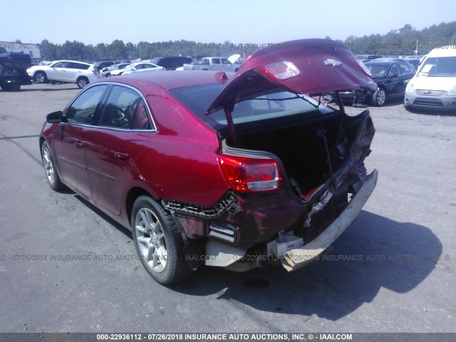 1G11C5SL5EF184462 - 2014 CHEVROLET MALIBU 1LT წითელი ფოტო 3