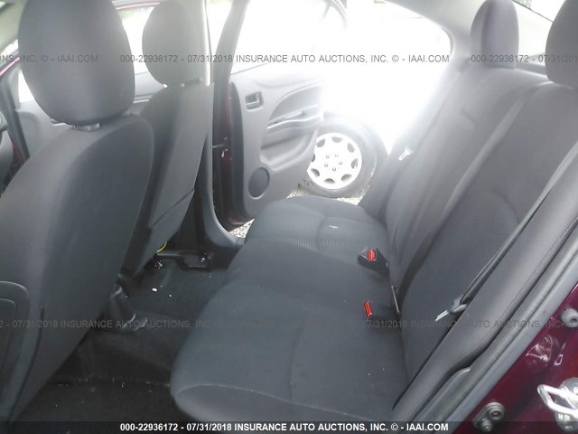 ML32F3FJXJHF04797 - 2018 MITSUBISHI MIRAGE G4 ES Бордовый фото 8