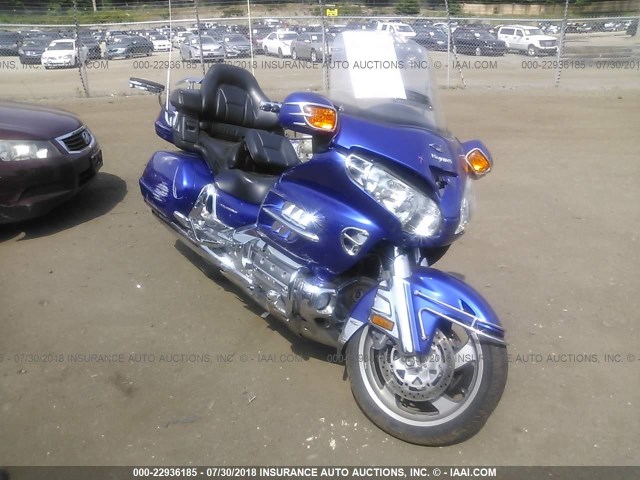 1HFSC47045A403256 - 2005 HONDA GL1800 BLUE photo 1