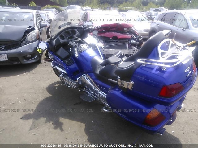 1HFSC47045A403256 - 2005 HONDA GL1800 BLUE photo 4