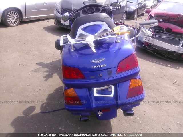 1HFSC47045A403256 - 2005 HONDA GL1800 BLUE photo 6