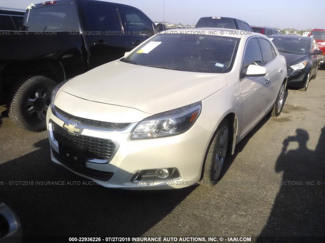 1G11J5SX6EF227599 - 2014 CHEVROLET MALIBU LTZ თეთრი ფოტო 2