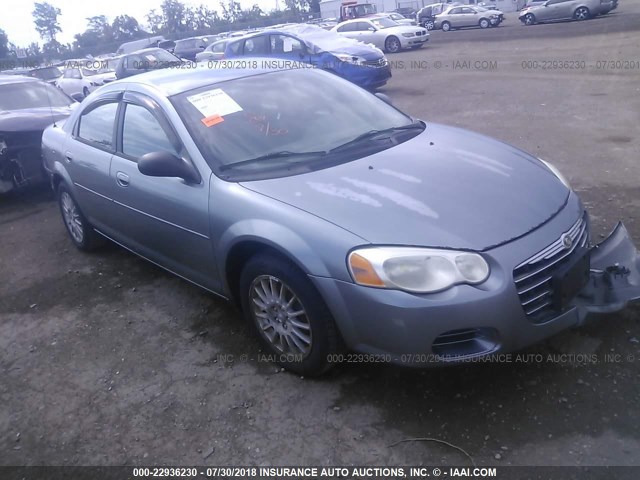 1C3EL56R76N141549 - 2006 CHRYSLER SEBRING TOURING GRAY photo 1