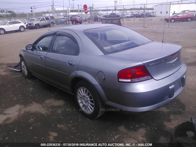 1C3EL56R76N141549 - 2006 CHRYSLER SEBRING TOURING GRAY photo 3