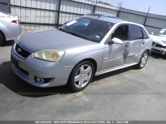 1G1ZW63166F137584 - 2006 CHEVROLET MALIBU MAXX SS SILVER photo 2