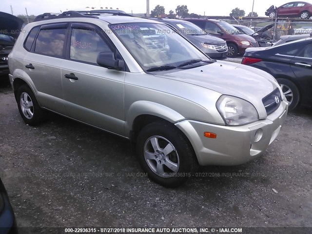 KM8JM72BX6U352869 - 2006 HYUNDAI TUCSON GL TAN photo 1