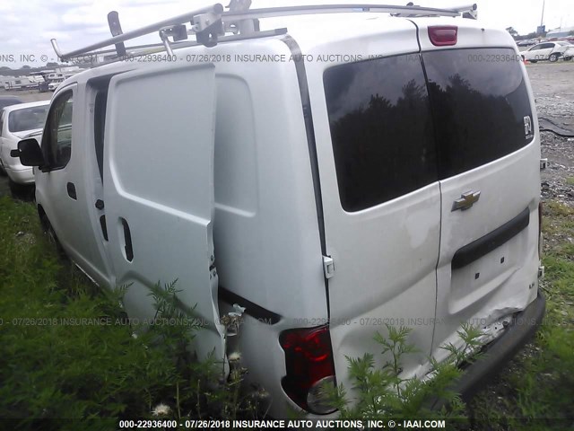 3N63M0YN5FK701827 - 2015 CHEVROLET CITY EXPRESS LS WHITE photo 3