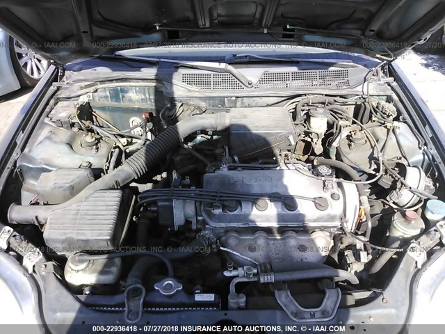 JHMEJ6679VS028481 - 1997 HONDA CIVIC LX GREEN photo 10