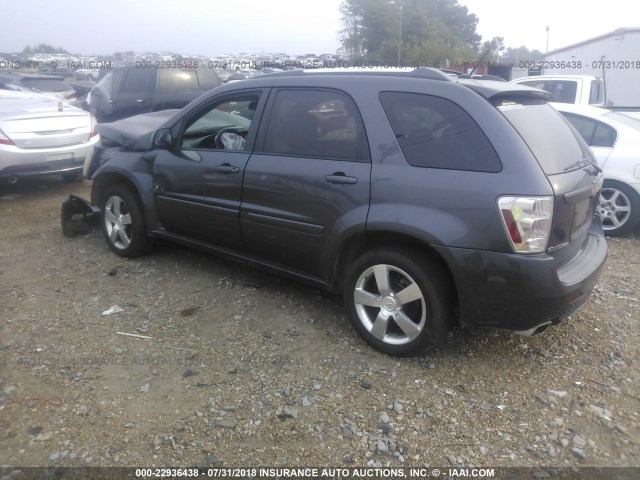 2CNDL737686018771 - 2008 CHEVROLET EQUINOX SPORT GRAY photo 3