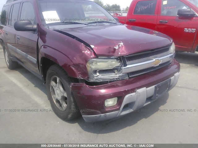 1GNET16S746166358 - 2004 CHEVROLET TRAILBLAZER EXT LS/EXT LT MAROON photo 6