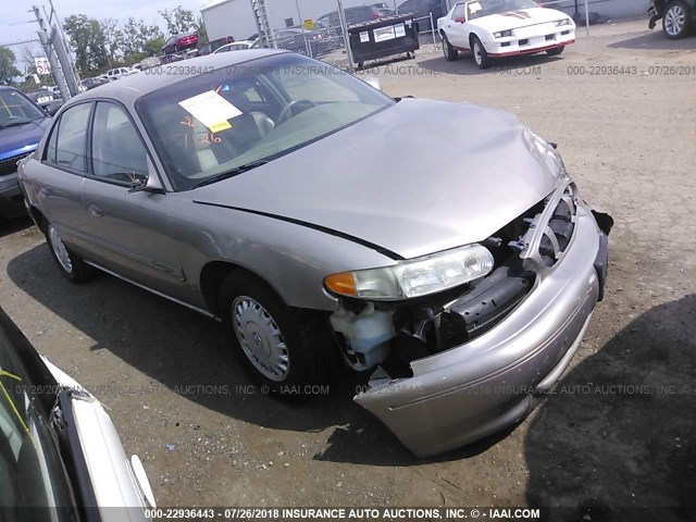 2G4WY55JX21173884 - 2002 BUICK CENTURY LIMITED TAN photo 1