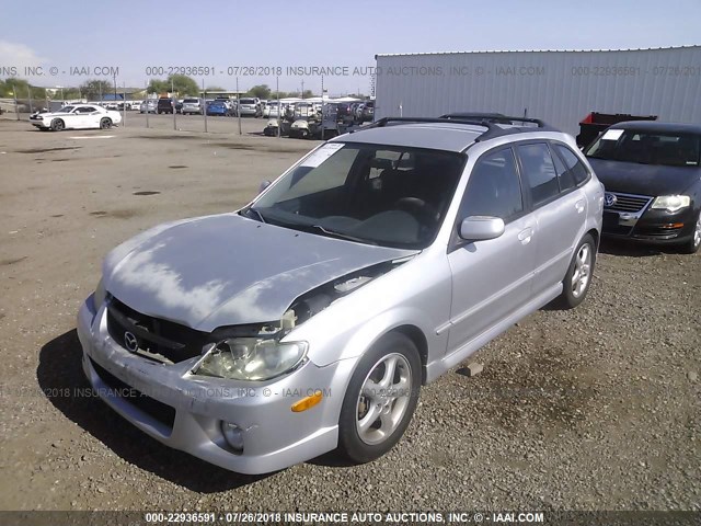 JM1BJ245121526111 - 2002 MAZDA PROTEGE PR5 银色 照片 2