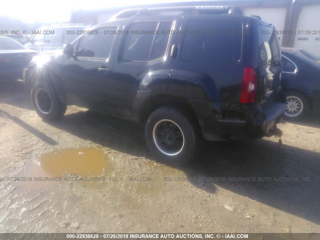 5N1AN08W08C502947 - 2008 NISSAN XTERRA OFF ROAD/S/SE BLACK photo 3