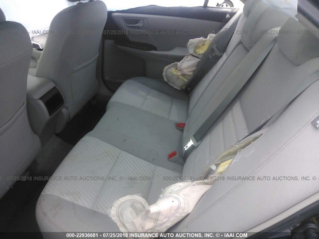 4T1BF1FKXGU136057 - 2016 TOYOTA CAMRY LE/XLE/SE/XSE BLACK photo 8