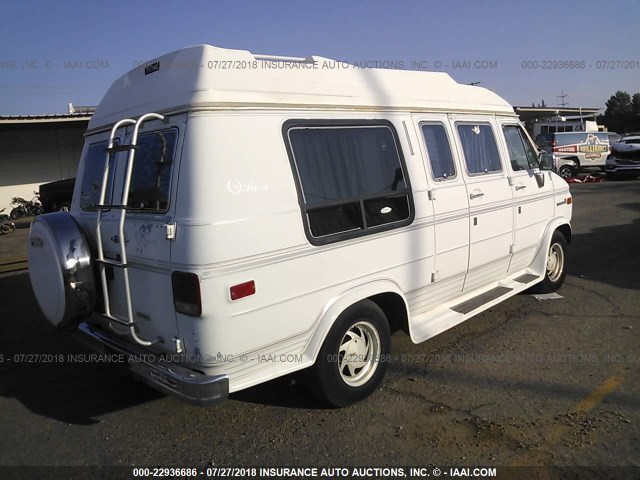 1GDEG25K6N7500780 - 1992 GMC RALLY WAGON / VAN G2500 WHITE photo 4