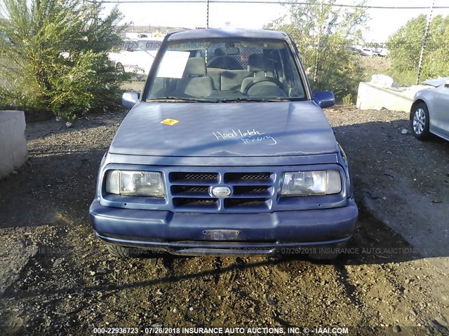 2CNBE1365T6919662 - 1996 GEO TRACKER BLUE photo 6