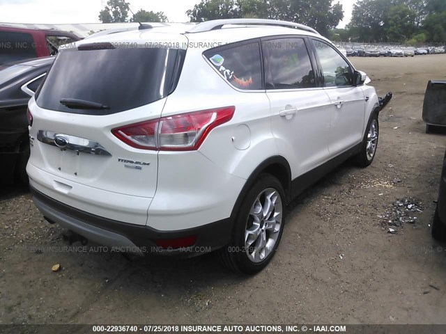 1FMCU9J99GUA67424 - 2016 FORD ESCAPE TITANIUM WHITE photo 4